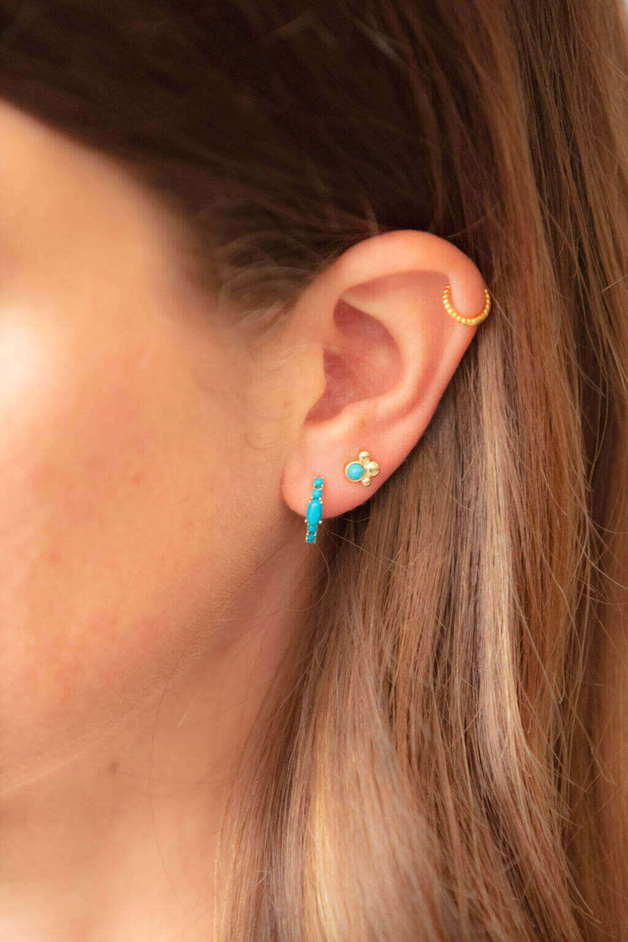 Funky Turquoise Stud 