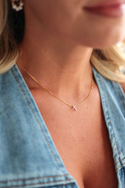 Dainty Diamond Cross